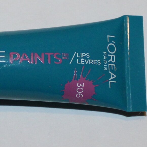 L'oreal Infallible Paints Lips 306 Domineering Teal Lip Color Paint .27 oz Tube - Picture 4 of 9